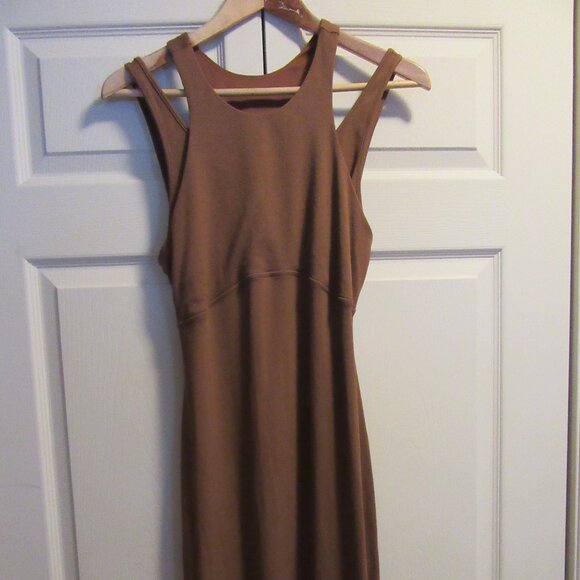 Lululemon Ribbed Cotton Modal Cut-Out Dress Ancient Copper - Picture 5 of 5